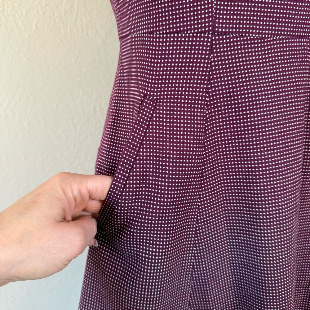 Gal Meets Glam Button-Front Plum Midi Dress - Picture 2 of 6
